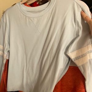 Cropped Blue Sweater